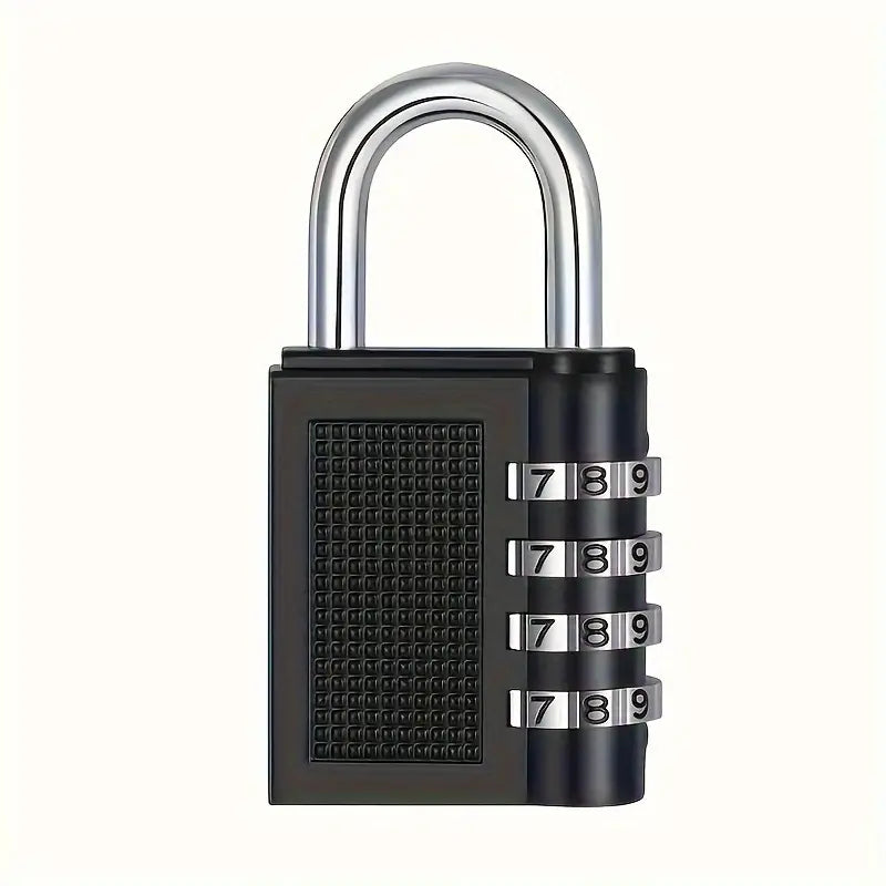 Combination Padlocks 4 Digit Locker Padlocks for Gym Lockers, School Locker, Weatherproof Outdoor Padlock for Fence gate, Shed, Garage