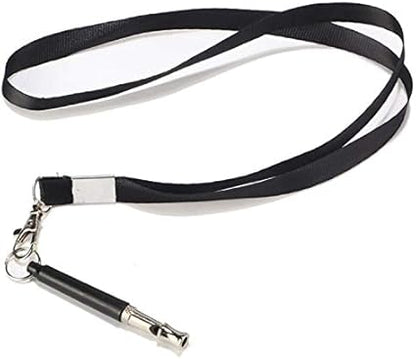 RIGRIN Dog Training Whistle with Lanyard (Whistle + Black Clicker)