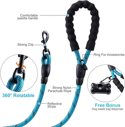 5ft Dog Lead and Harness Set – Durable, Comfortable, No-Pull Design for Dogs of All Sizes