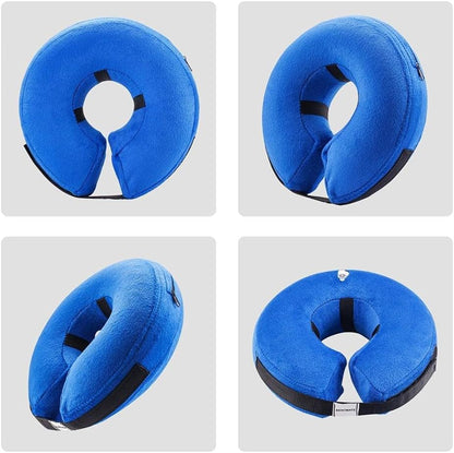 Inflatable Collar for Dogs and Cats, Comfy Dog Protective Cone for Recovery, Inflatable Basic Dog Collars