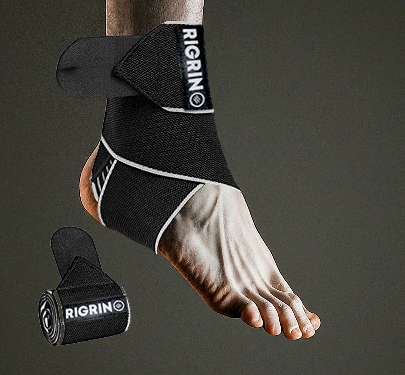 Adjustable Ankle Support Brace – Breathable Elastic Nylon, One-Size Fits All, Ideal for Sports