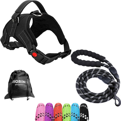 5ft Dog Lead and Harness Set – Durable, Comfortable, No-Pull Design for Dogs of All Sizes