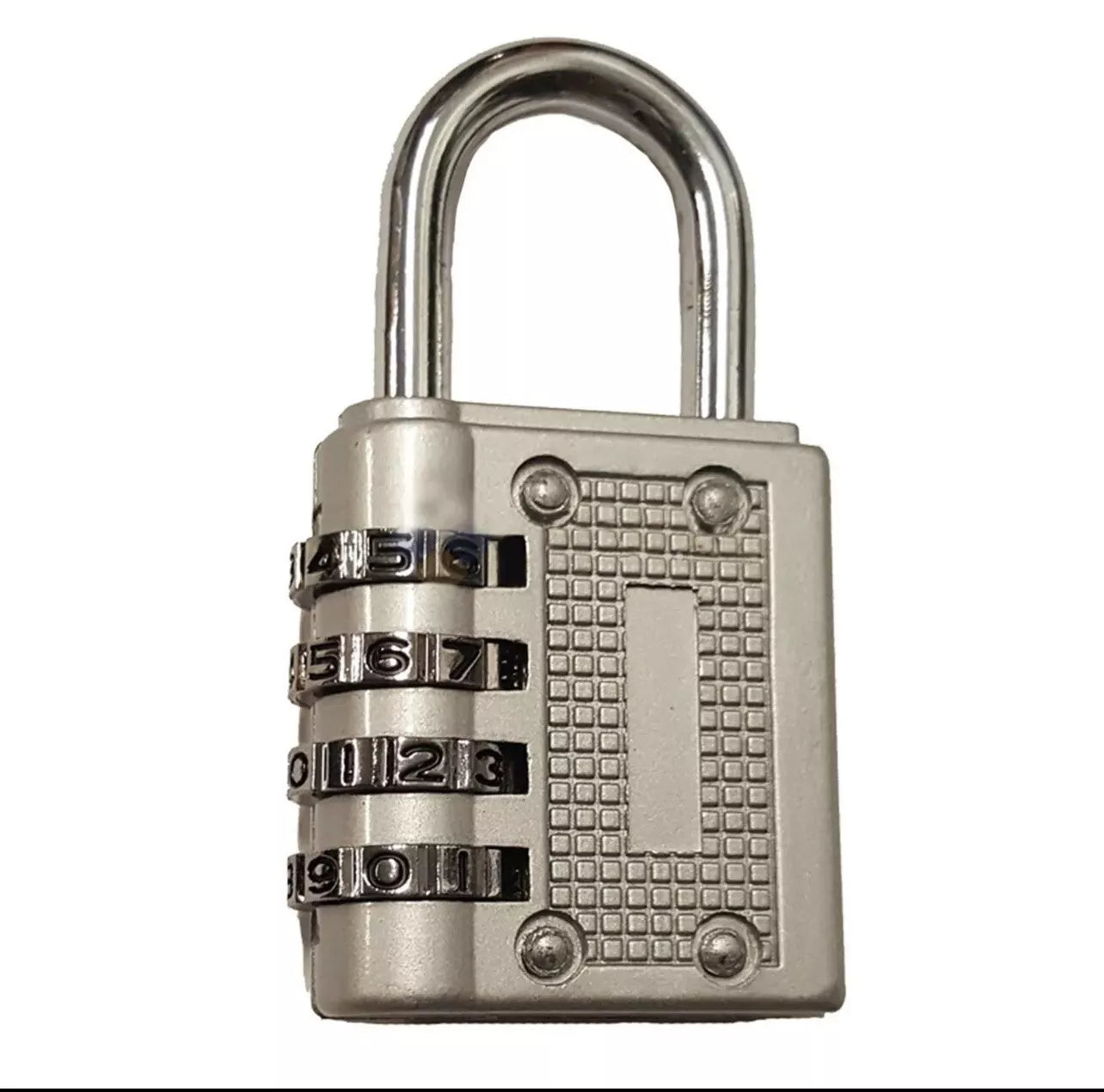 Combination Padlocks 4 Digit Locker Padlocks for Gym Lockers, School Locker, Weatherproof Outdoor Padlock for Fence gate, Shed, Garage